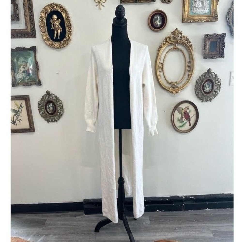 Apparis Aria Duster Cardigan Open Front Ivory/Cream